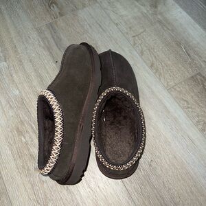 Brown ugg tasman slippers